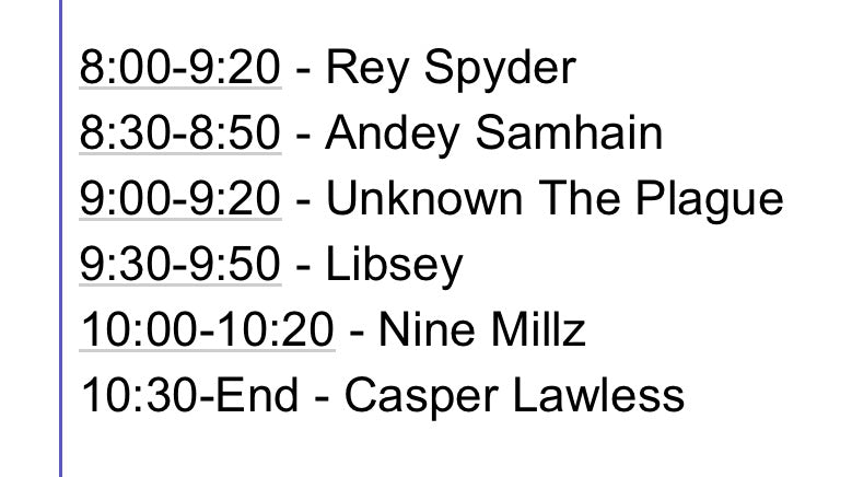 Monday July 13th - Caspar Lawless + More
