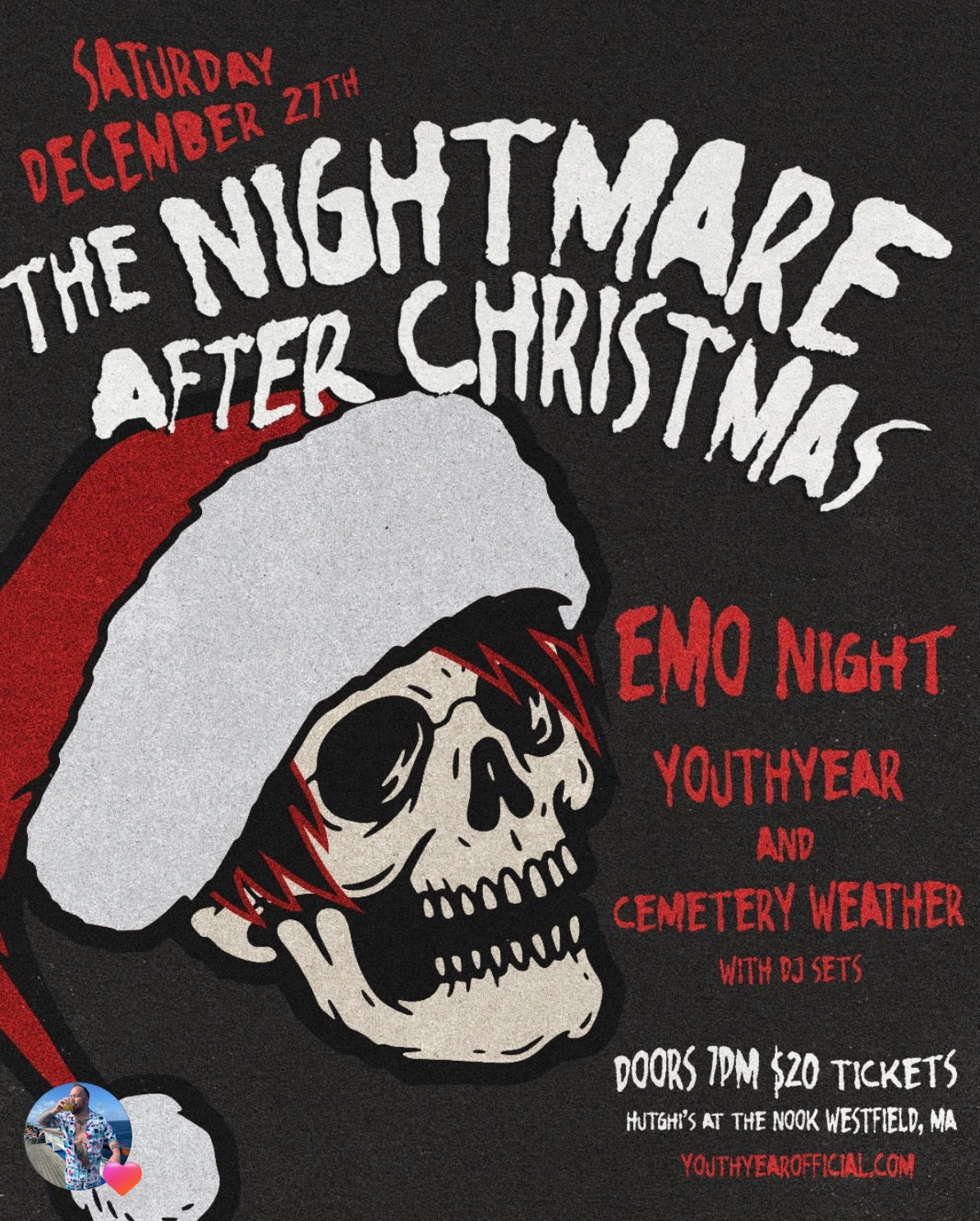 Saturday December 27th - Youth Year / Cemetery Weather