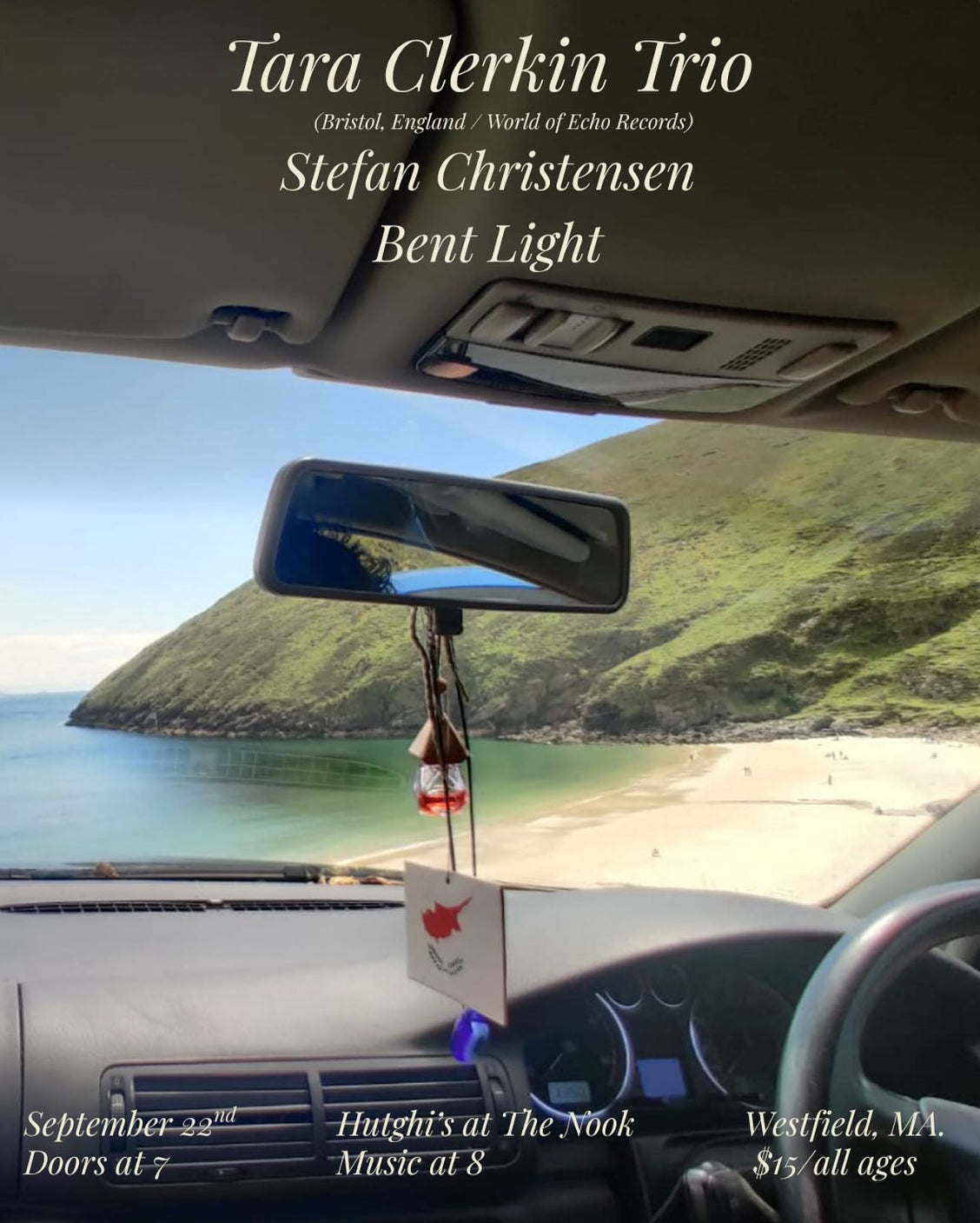 Monday September 22nd - Tara Clerkin Trio / Stefan Christensen / Bent Light