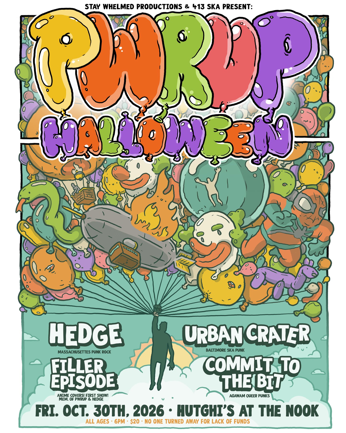 Friday October 30th - PWRUP / Hedge / Urban Crater / Filler Episode / Commit To The Bit