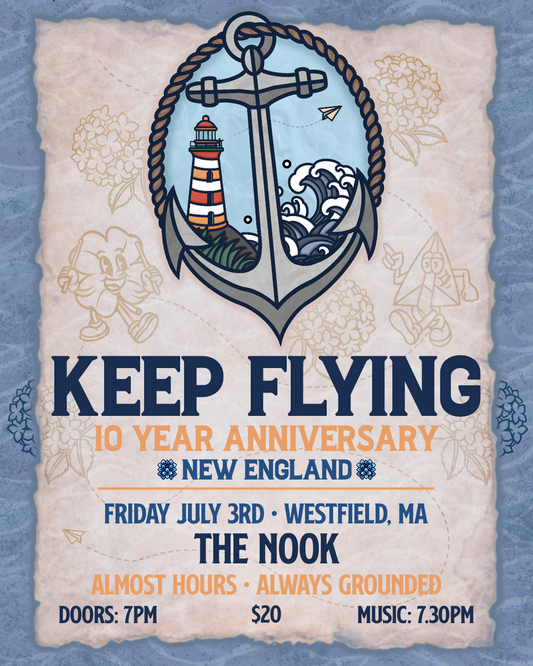 Friday July 3rd - Keep Flying / Almost Hours / Always Grounded