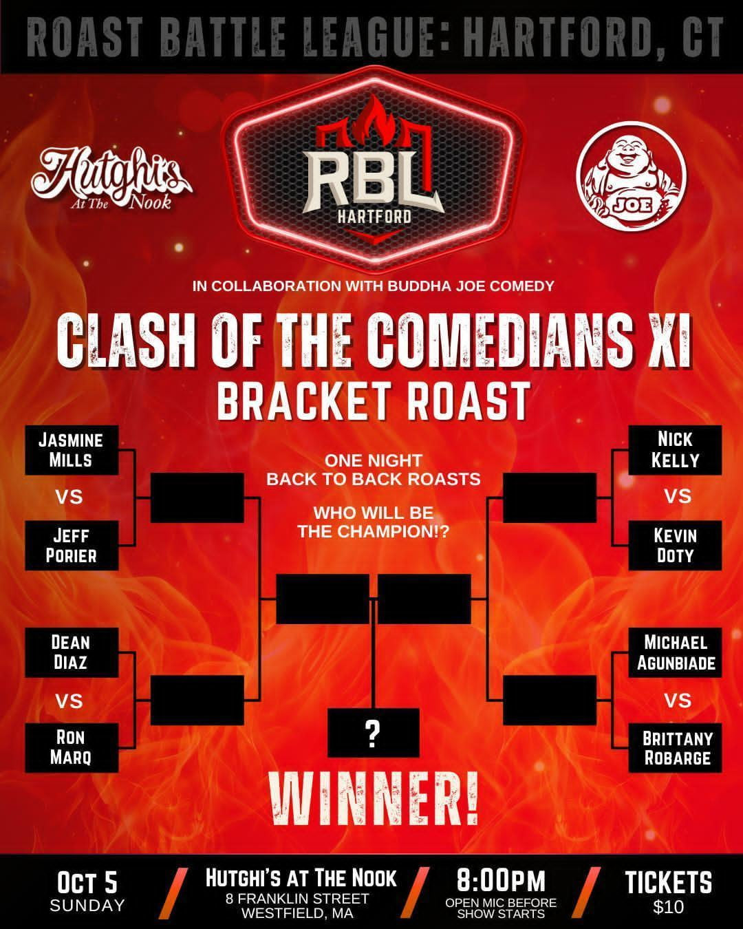 Sunday October 5th - Clash of the Comedians XI